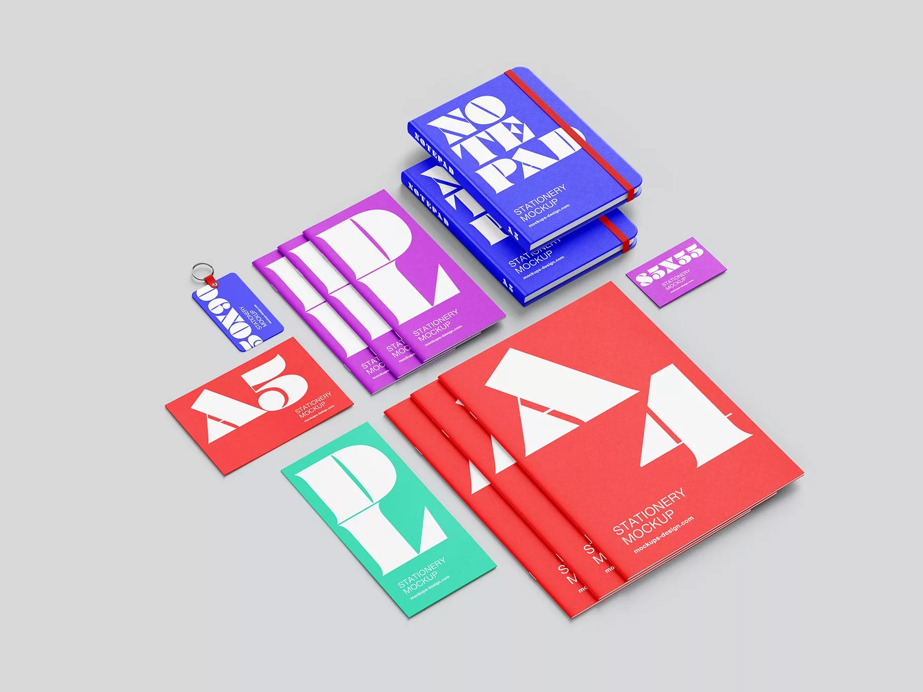 Stationery Branding Mockup Set – Free