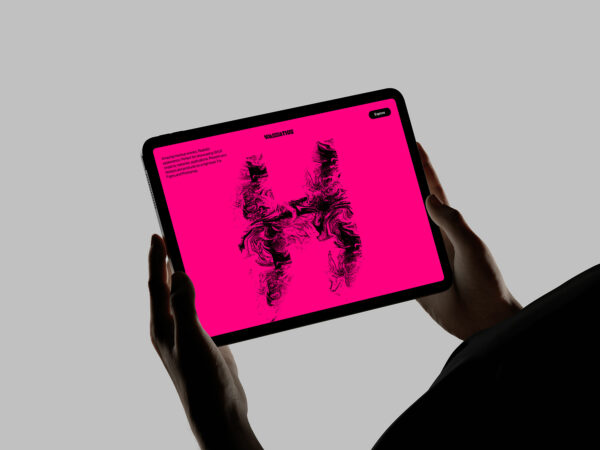 iPad Tablet Mockup – Held in Hands