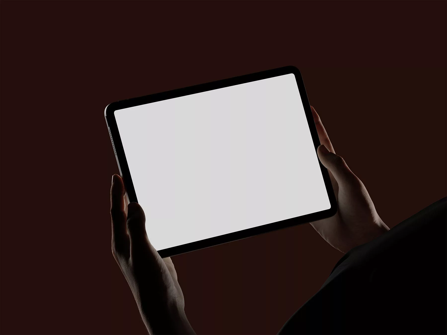 iPad Tablet Mockup – Held in Hands