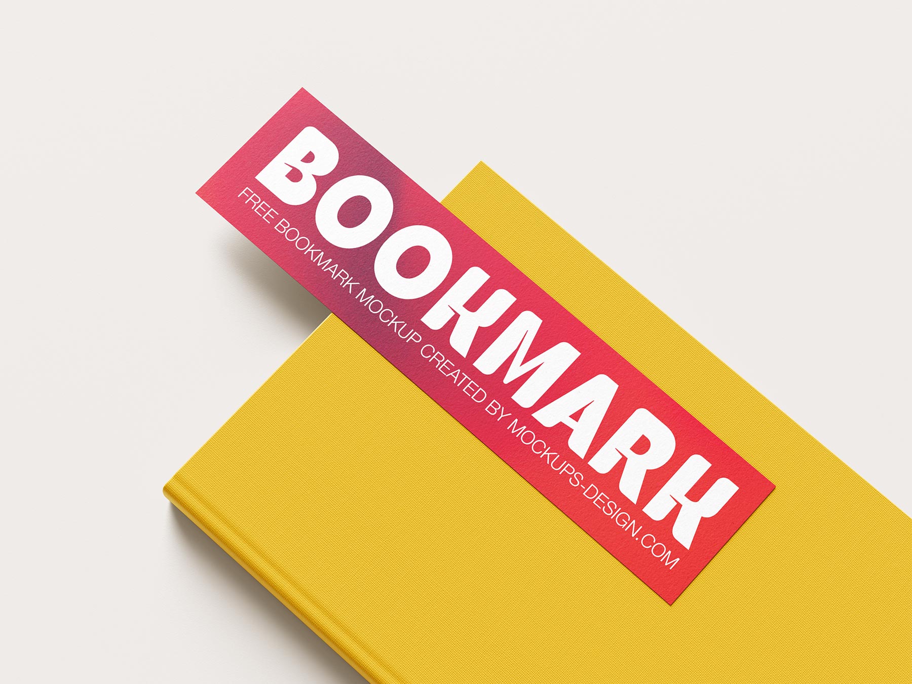 Book & Bookmark Mockup Set