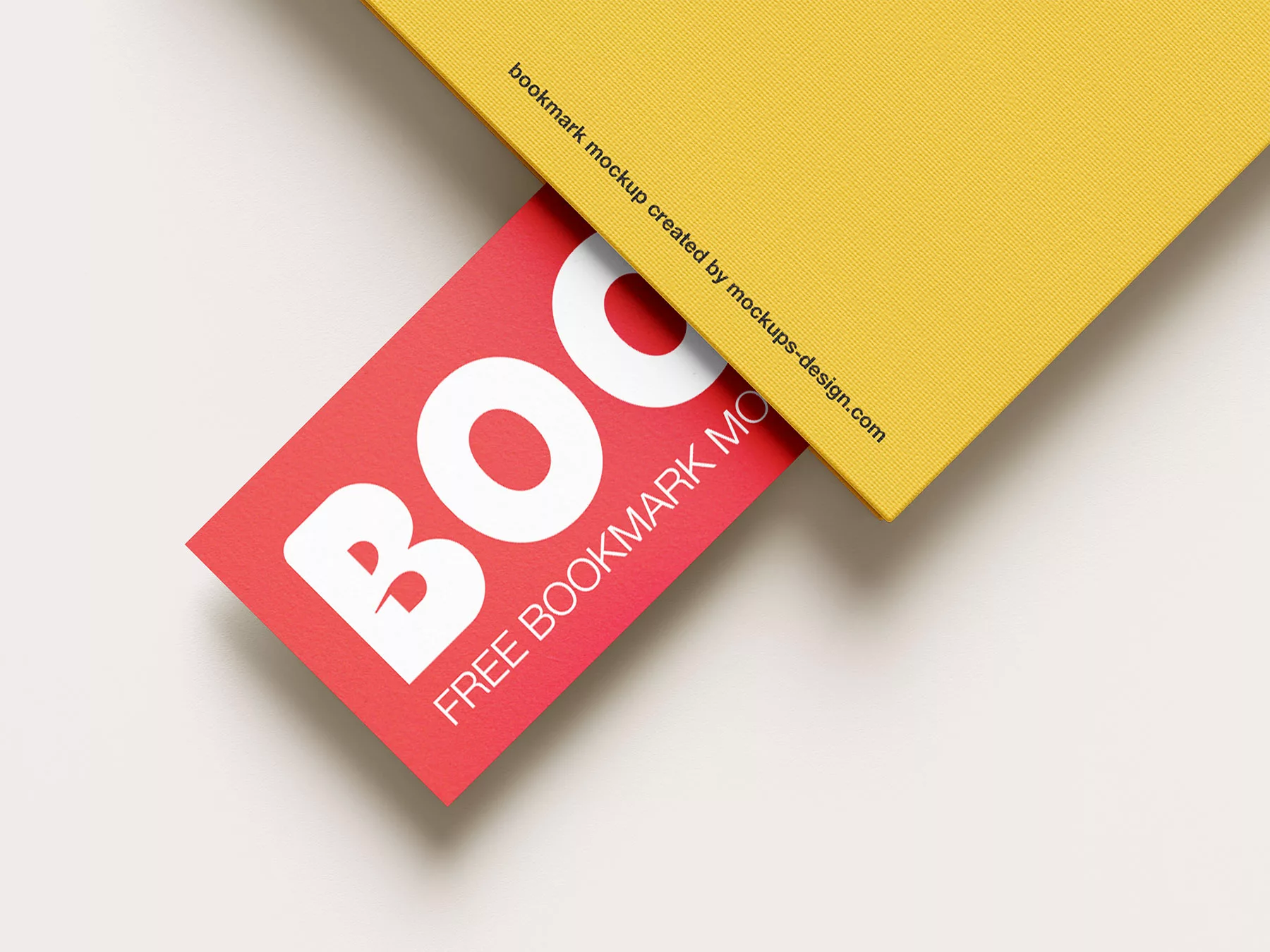 Book & Bookmark Mockup Set