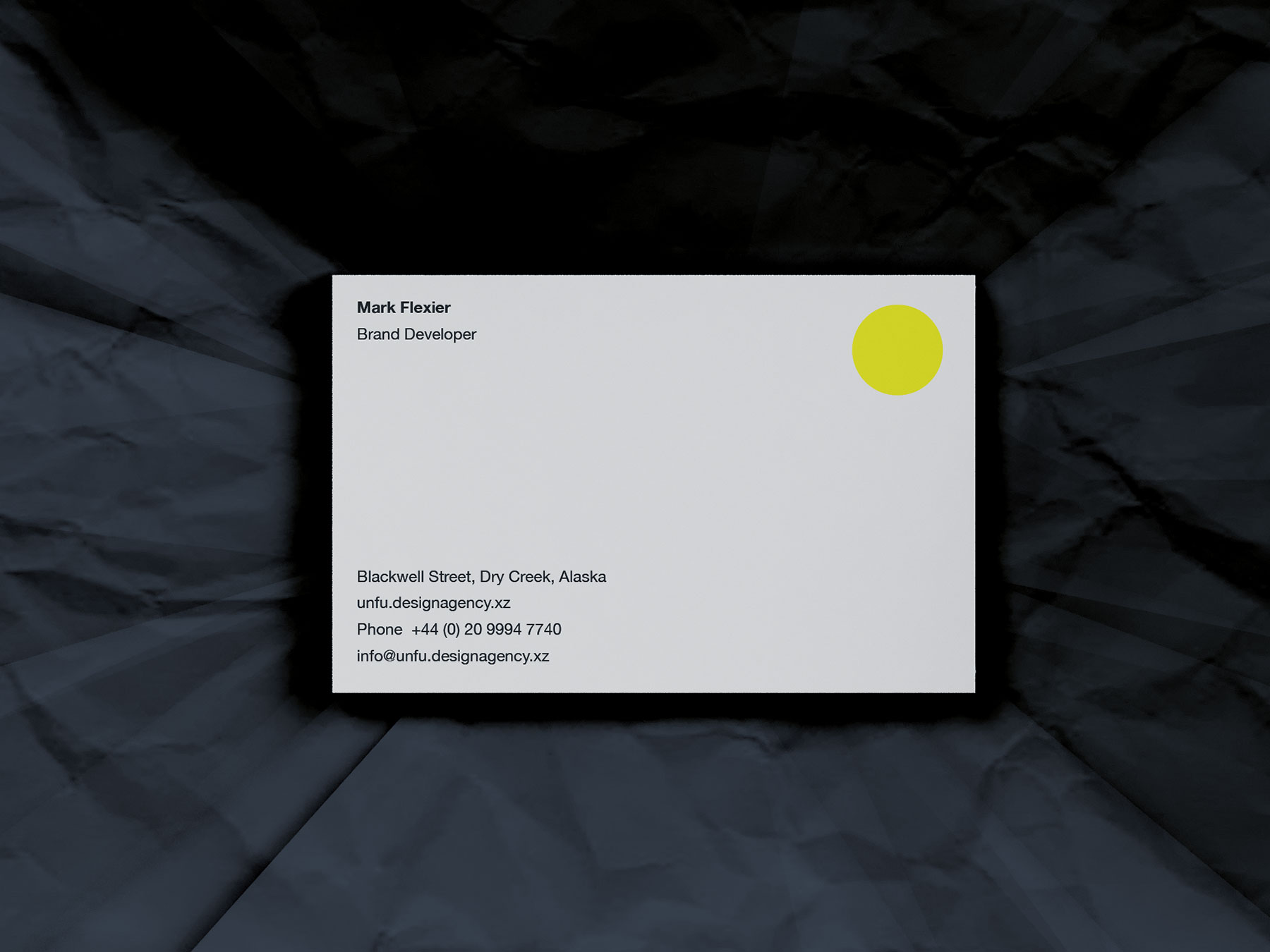 Business Card Mockup