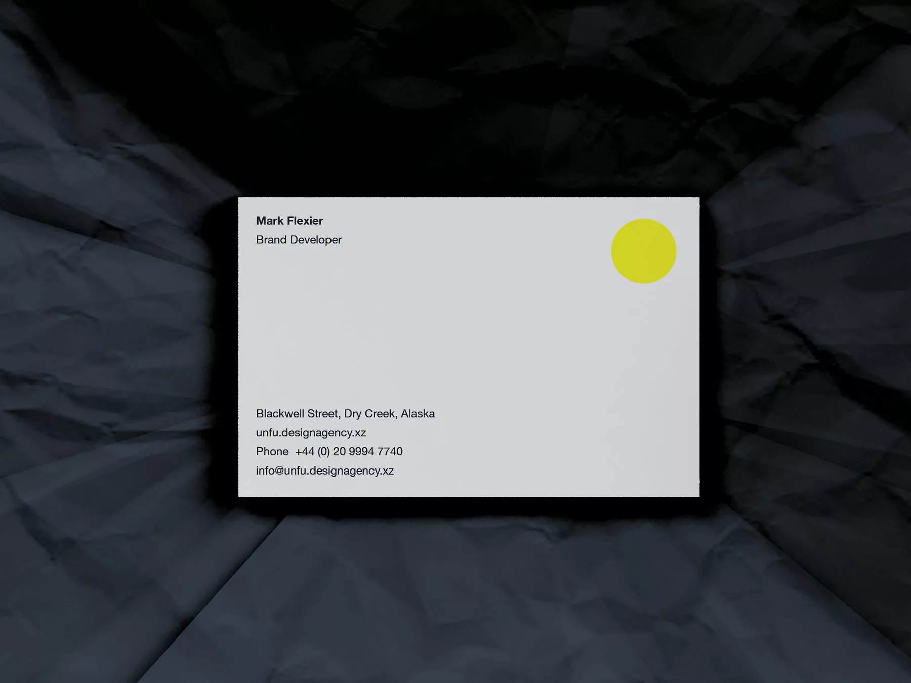 Business Card Mockup
