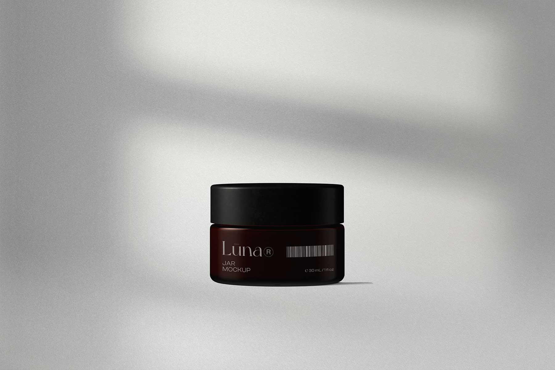 Cosmetic Jar with Pomegranate Mockup