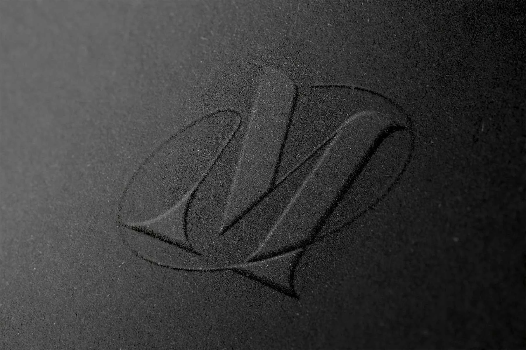 Embossed Paper Logo Mockup
