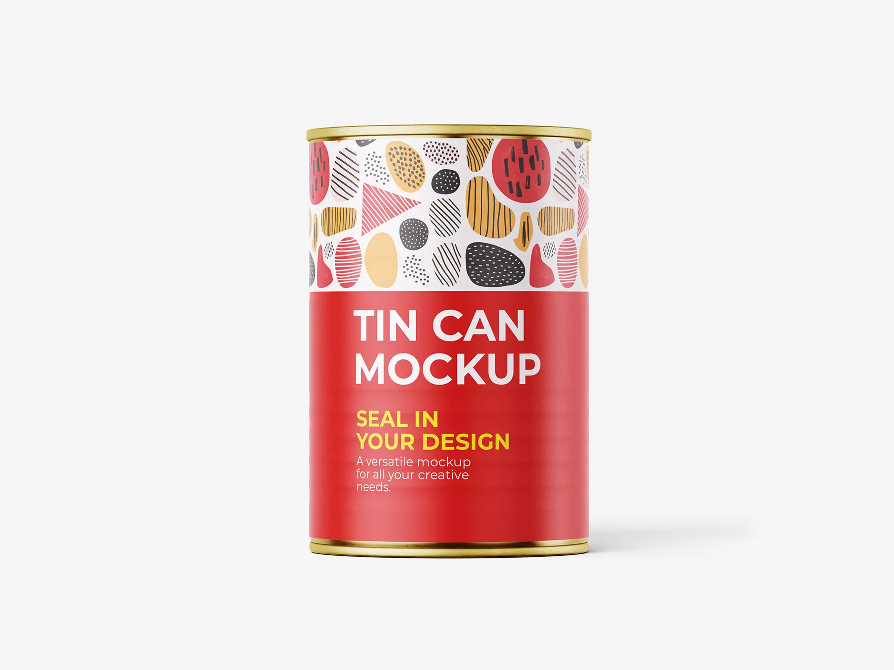 Food Tin Can Mockup Set