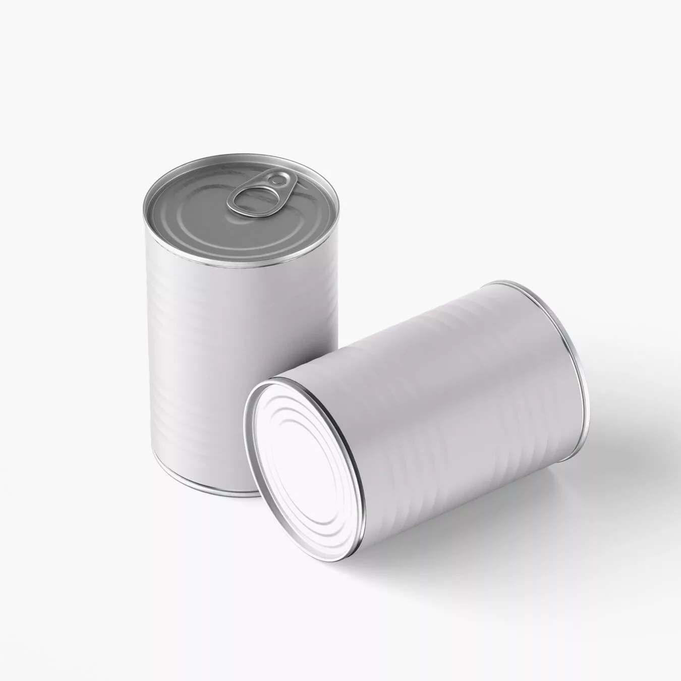 Food Tin Can Mockup Set