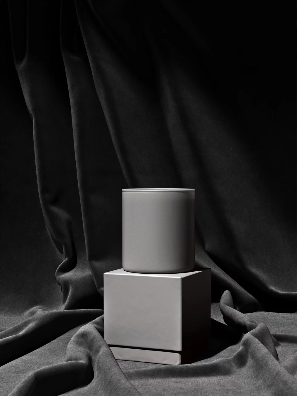 Free Candle with Box Mockups