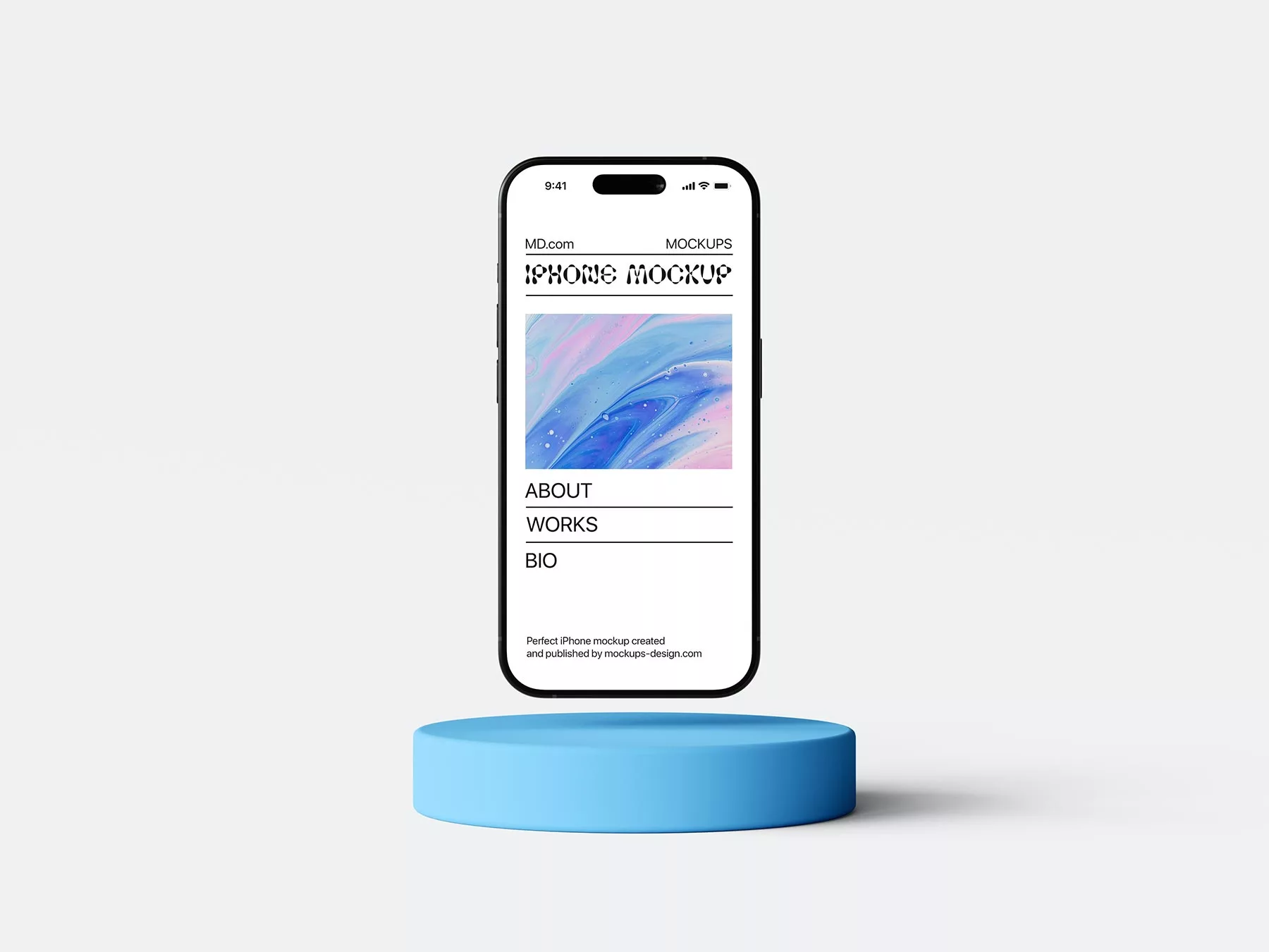 Free iPhone Screen Mockup – PSD Template
