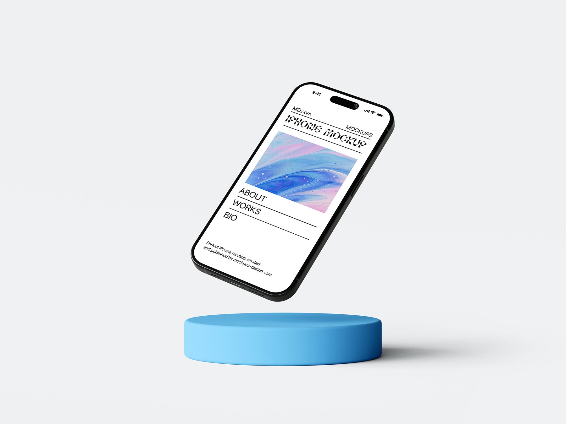 Free iPhone Screen Mockup – PSD Template