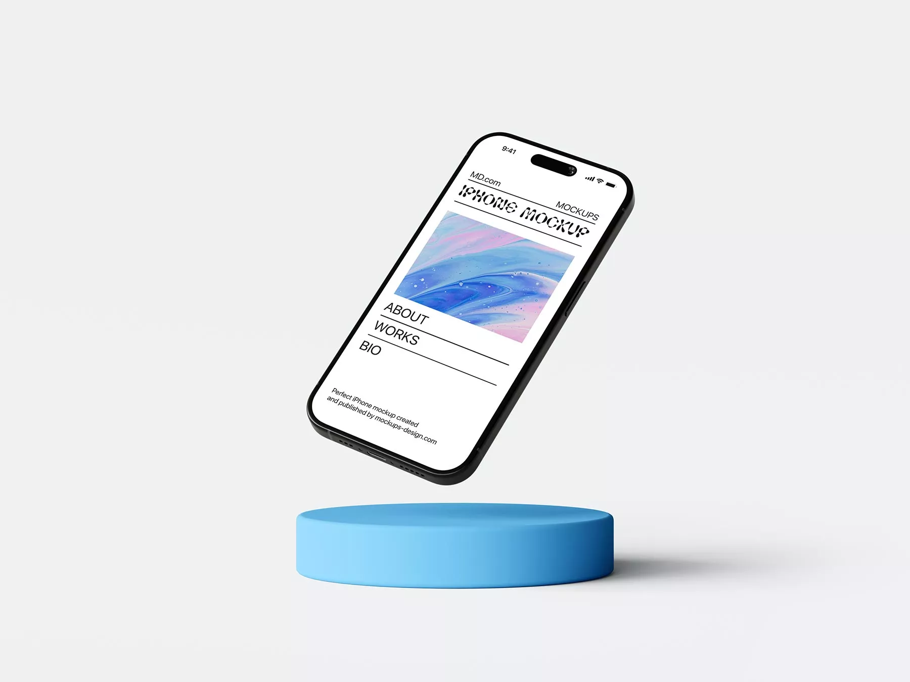 Free iPhone Screen Mockup – PSD Template