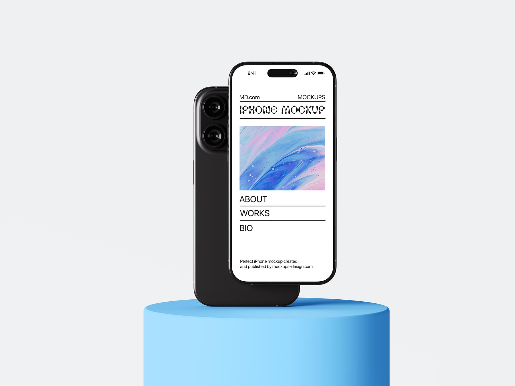 Free iPhone Screen Mockup – PSD Template