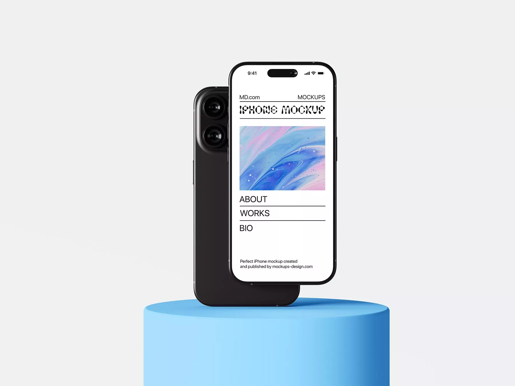 Free iPhone Screen Mockup – PSD Template