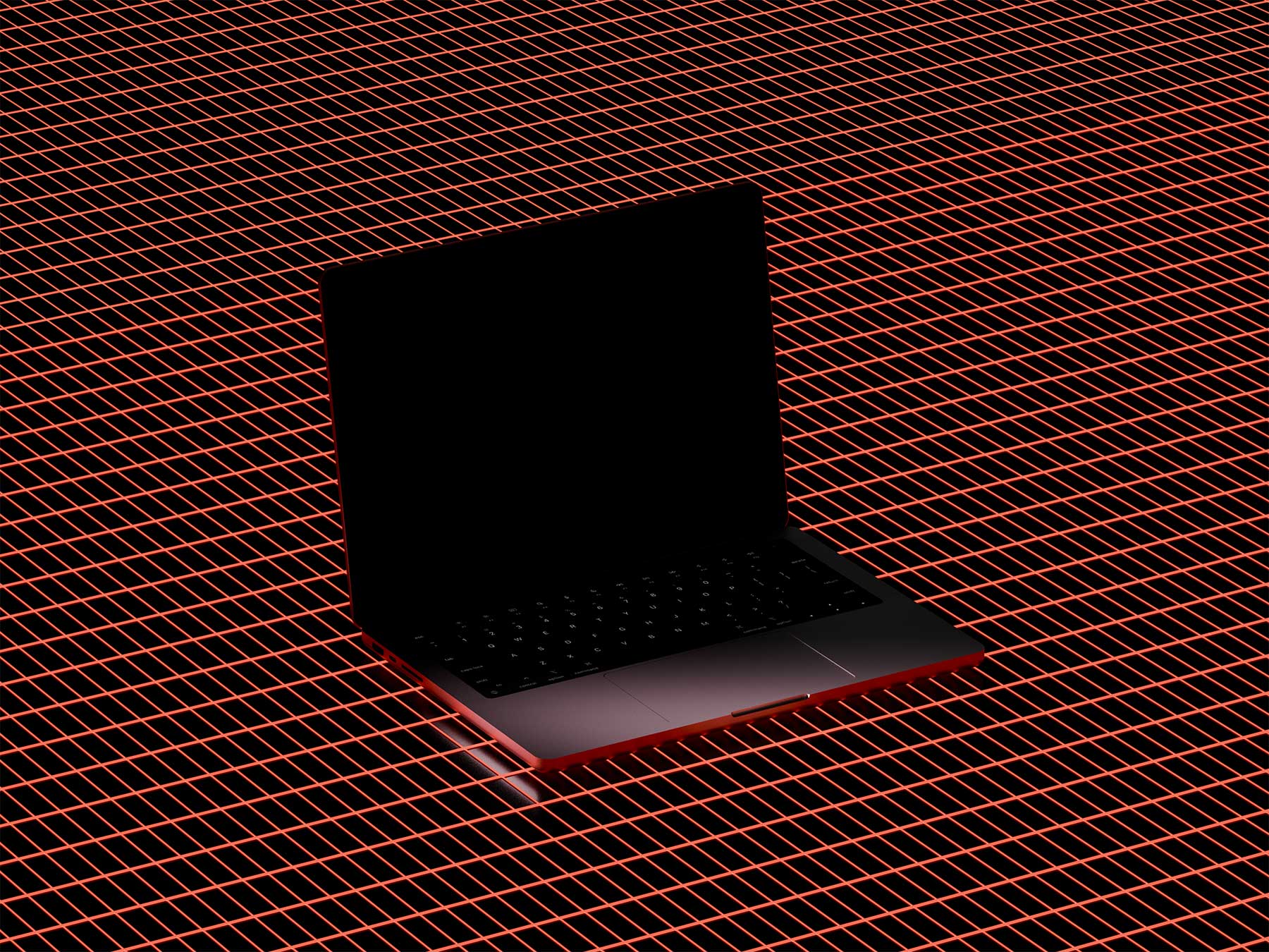 MacBook Free PSD Mockup