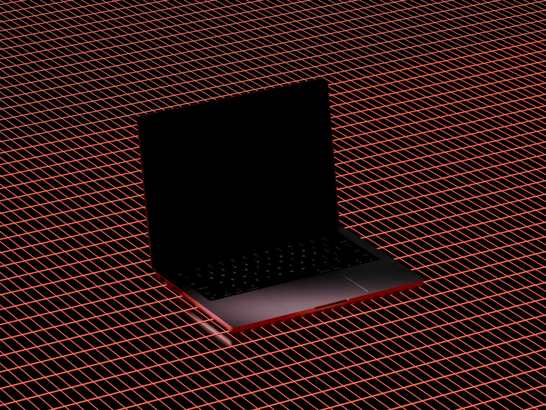 MacBook Free PSD Mockup