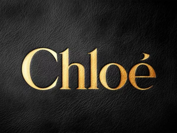 Pressed Leather Logo Mockup with Gold Foil Effect