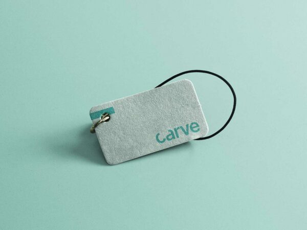 Small Label Tag Mockup