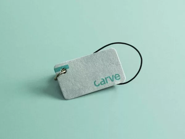 Small Label Tag Mockup
