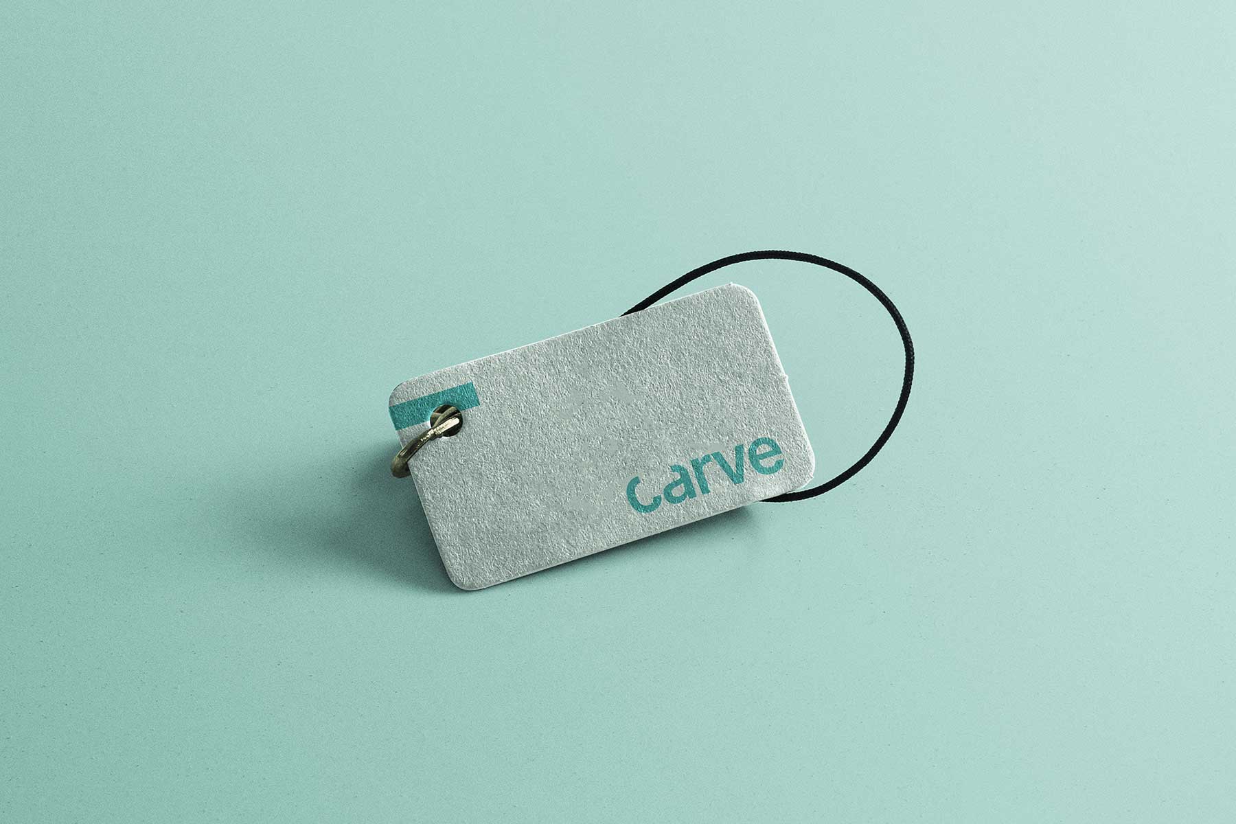 Small Label Tag Mockup