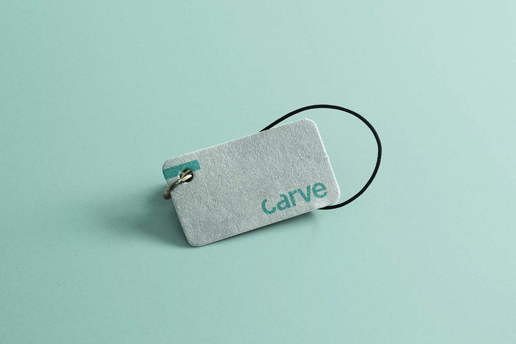 Small Label Tag Mockup