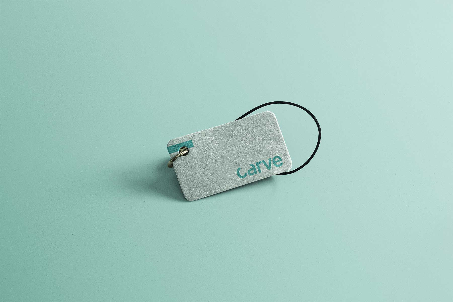 Small Label Tag Mockup