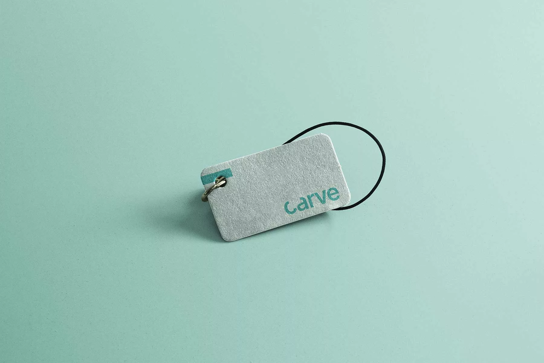 Small Label Tag Mockup