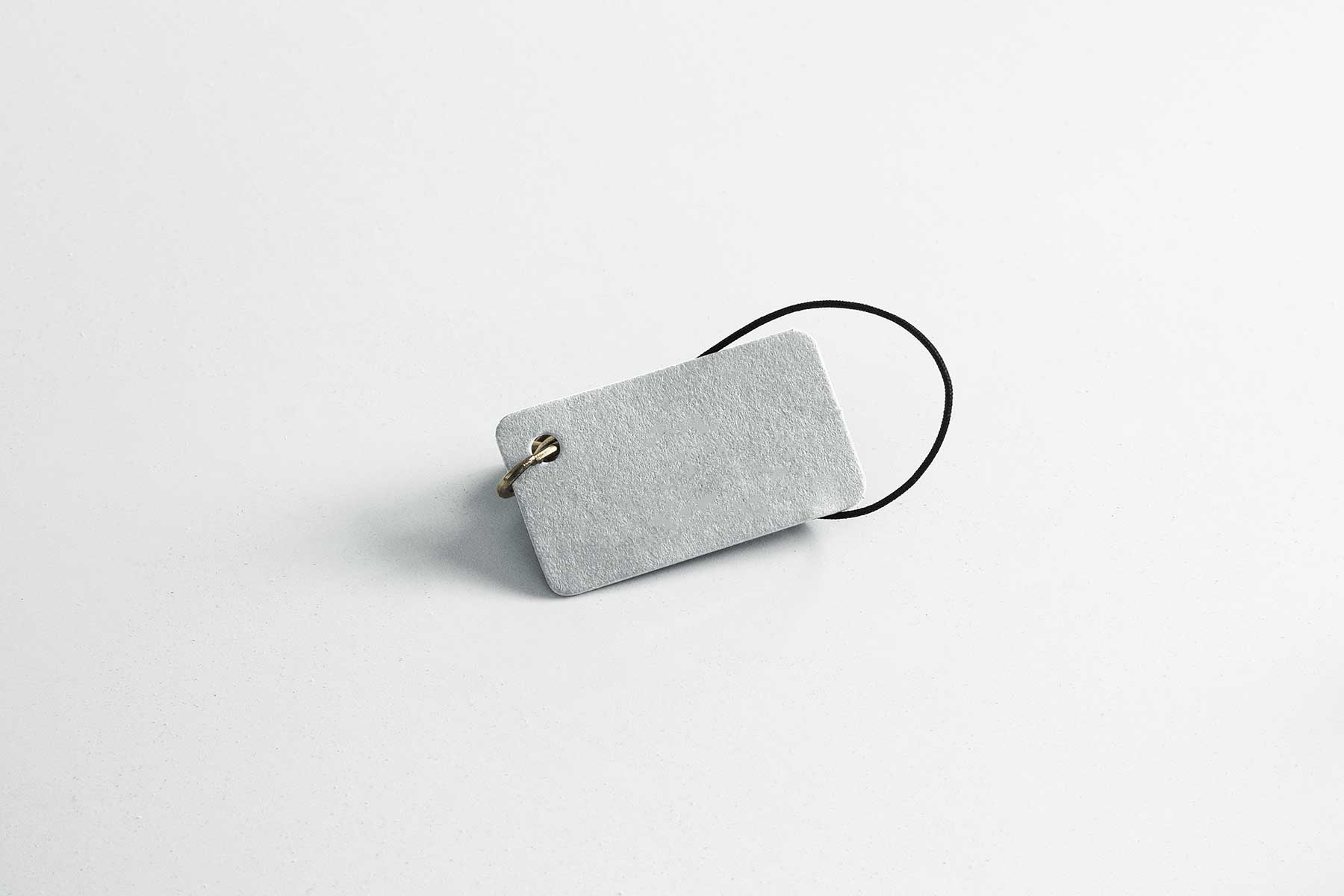Small Label Tag Mockup