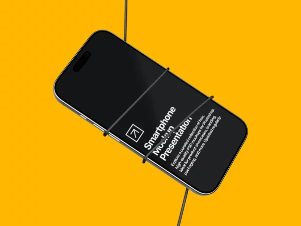 Smartphone Mockup Presentation (Clean & Minimalist Scene)