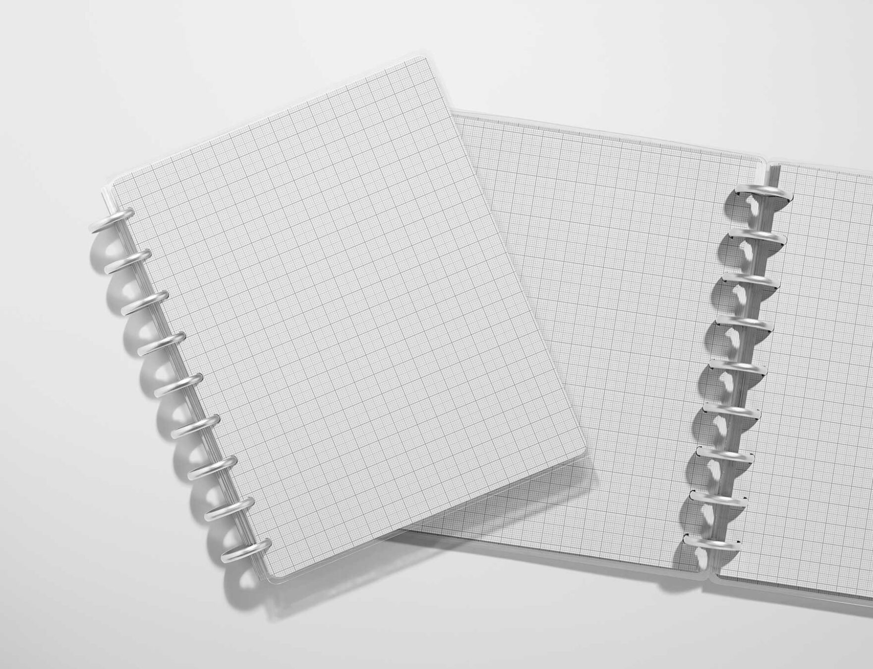 Spiral Planner Notebook Mockup