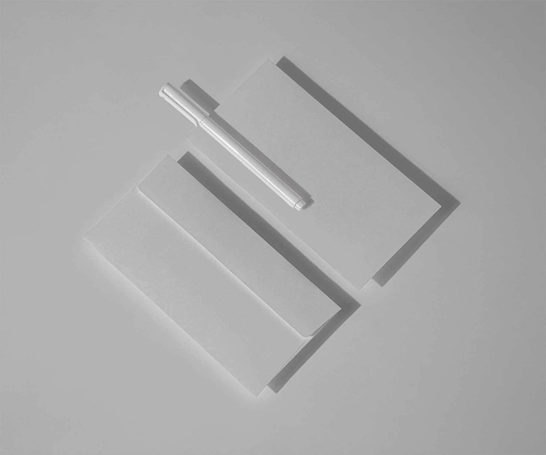 Stationery Letter Envelope PSD Mockup (DL)
