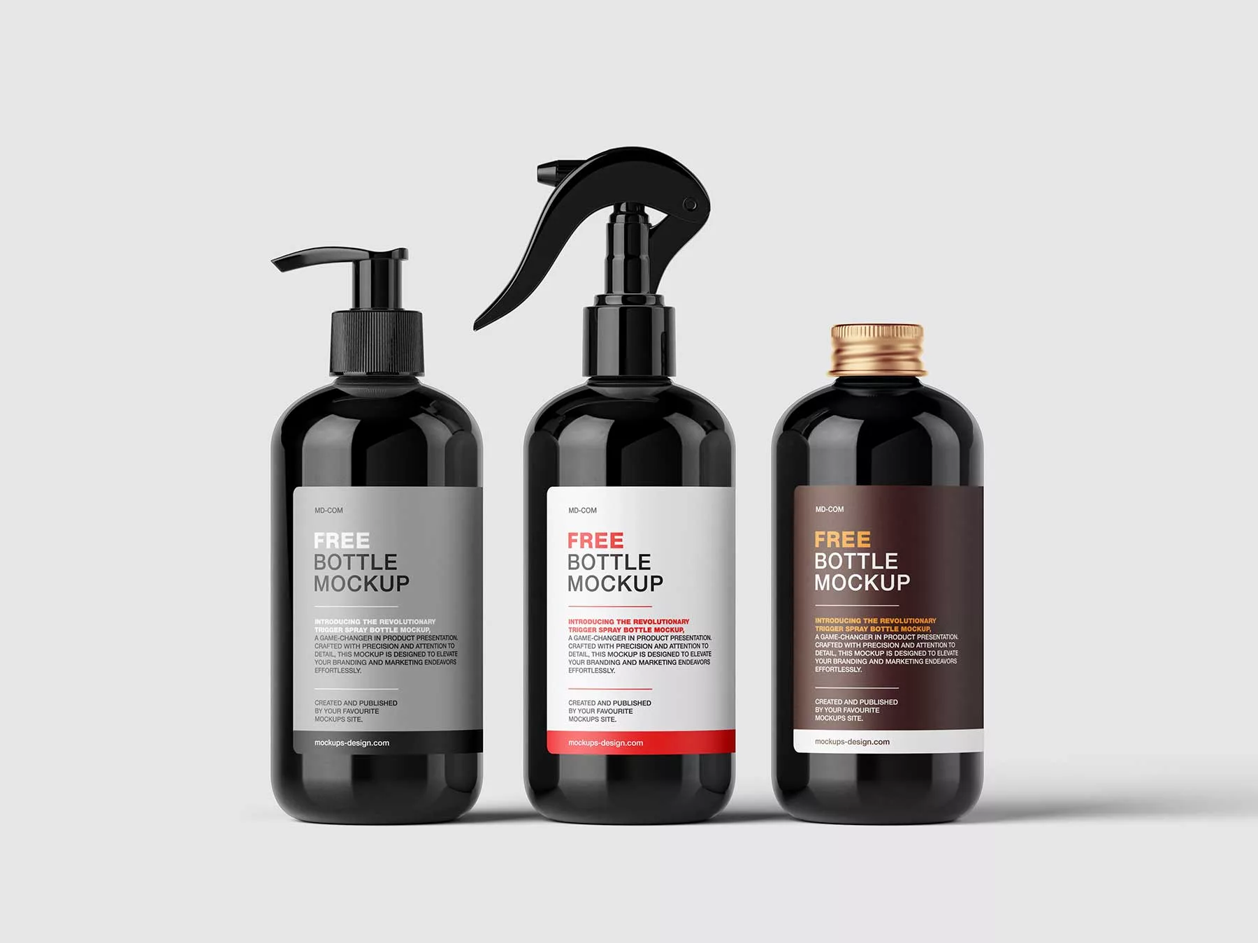 Trigger Spray Bottle Mockup