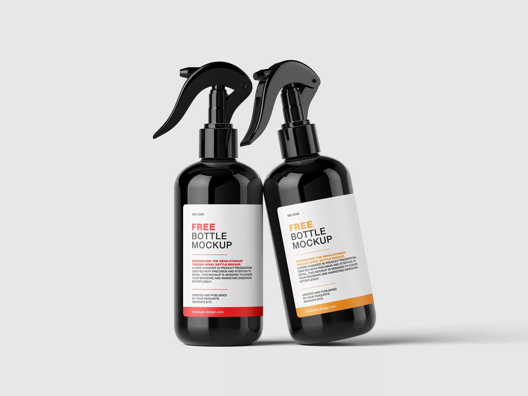 Trigger Spray Bottle Mockup