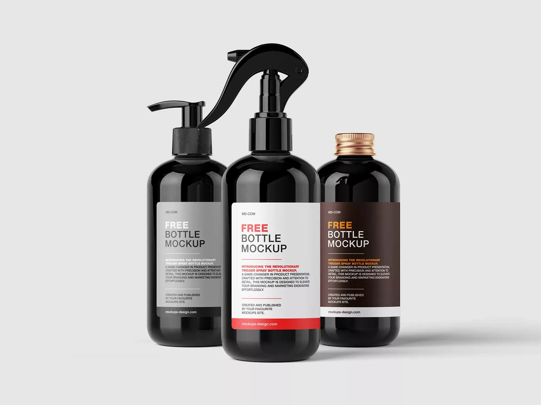 Trigger Spray Bottle Mockup