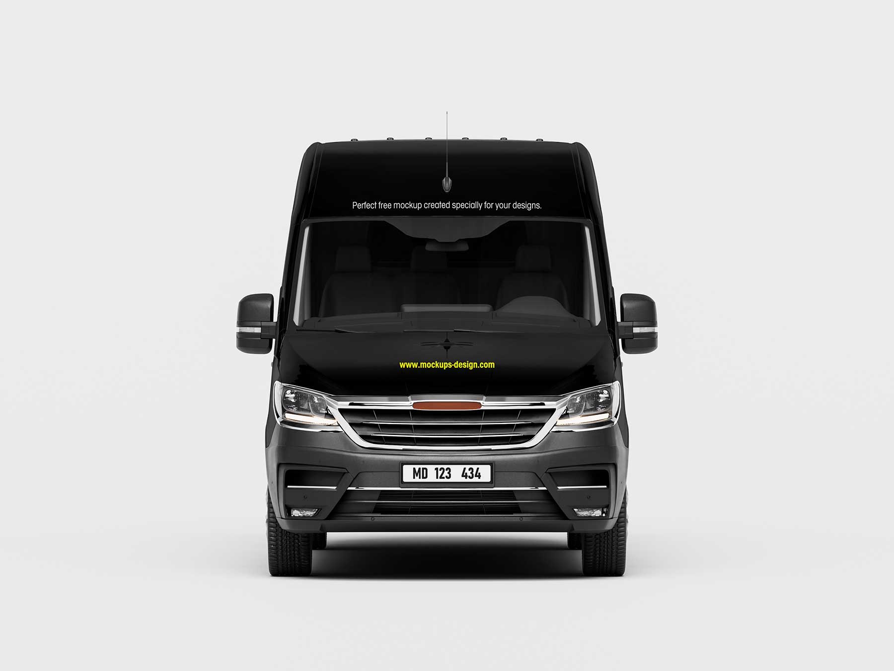 Van Vehicle Mockup (5 PSD Scenes)