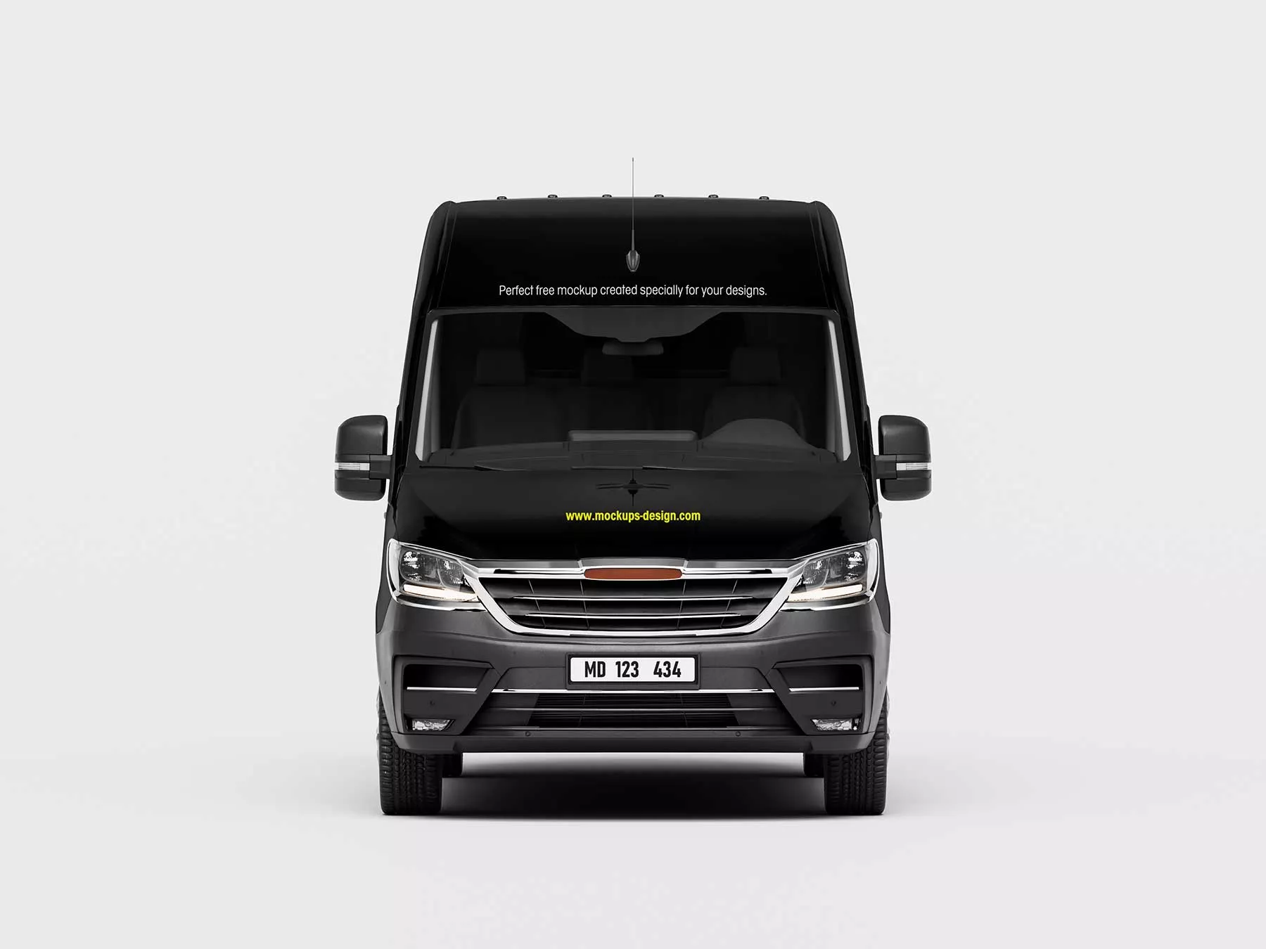 Van Vehicle Mockup (5 PSD Scenes)