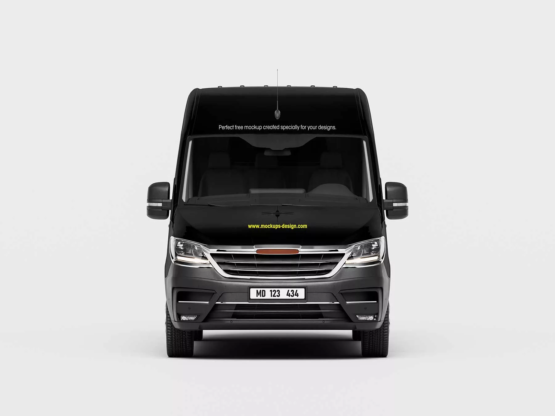 Van Vehicle Mockup (5 PSD Scenes)