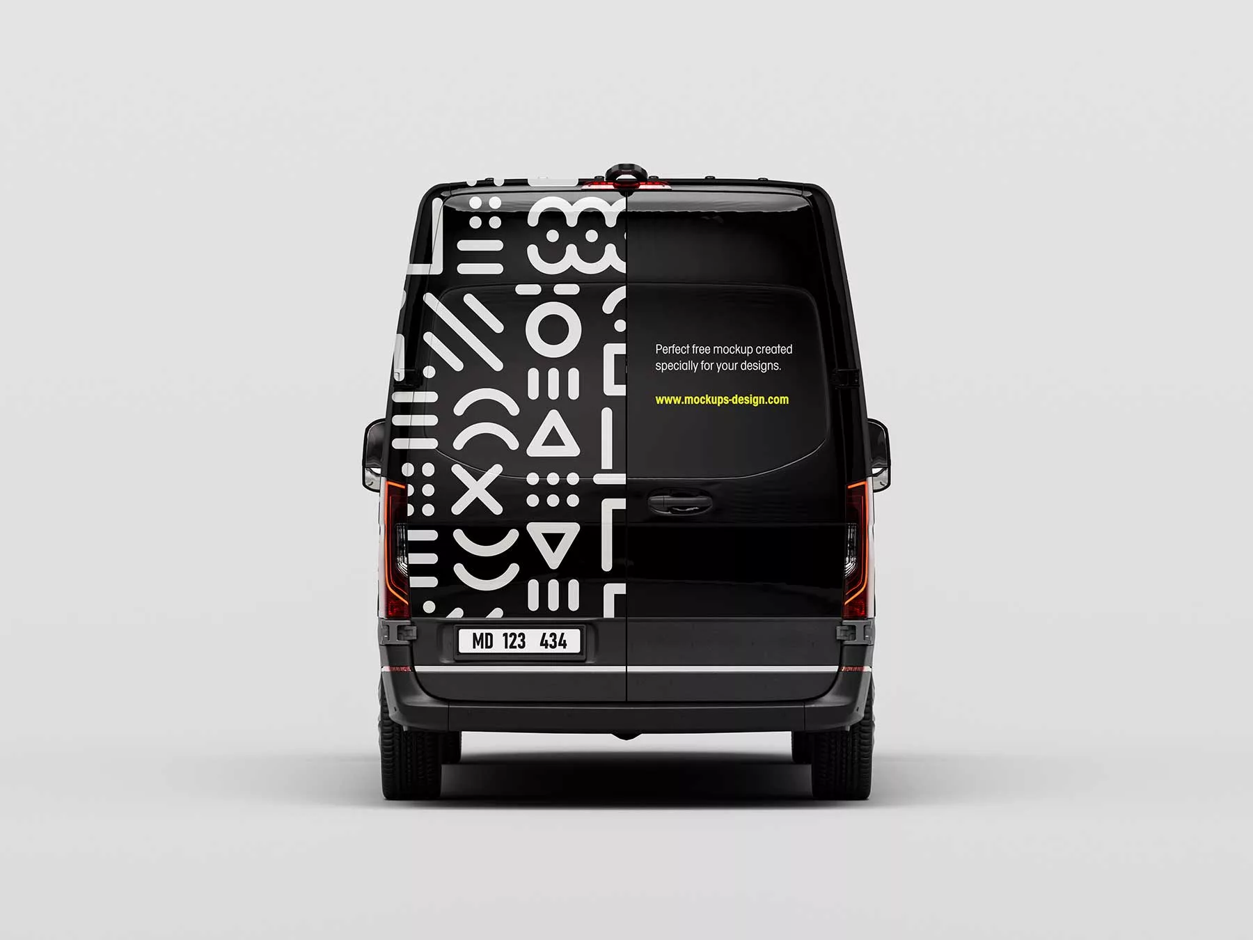 Van Vehicle Mockup (5 PSD Scenes)