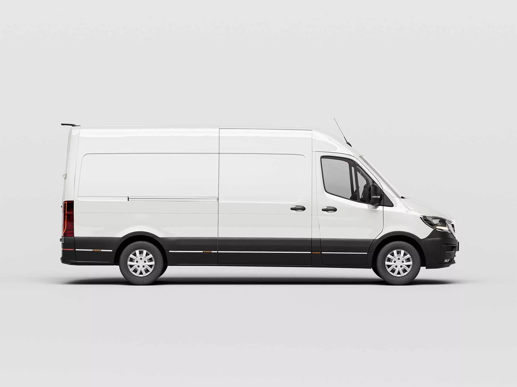 Van Vehicle Mockup (5 PSD Scenes)