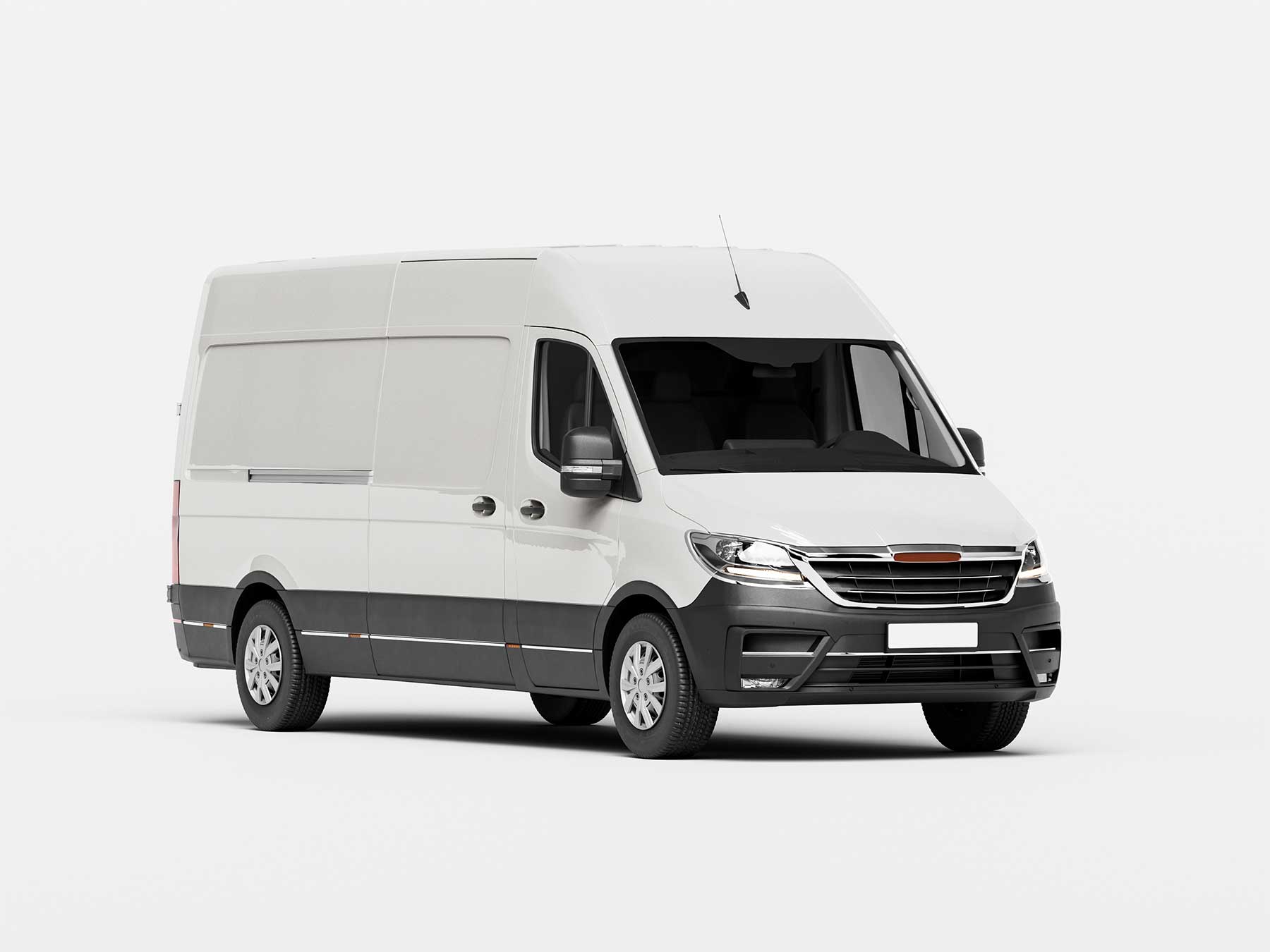 Van Vehicle Mockup (5 PSD Scenes)
