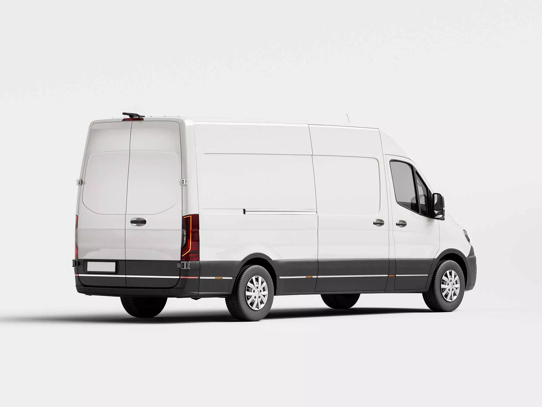 Van Vehicle Mockup (5 PSD Scenes)