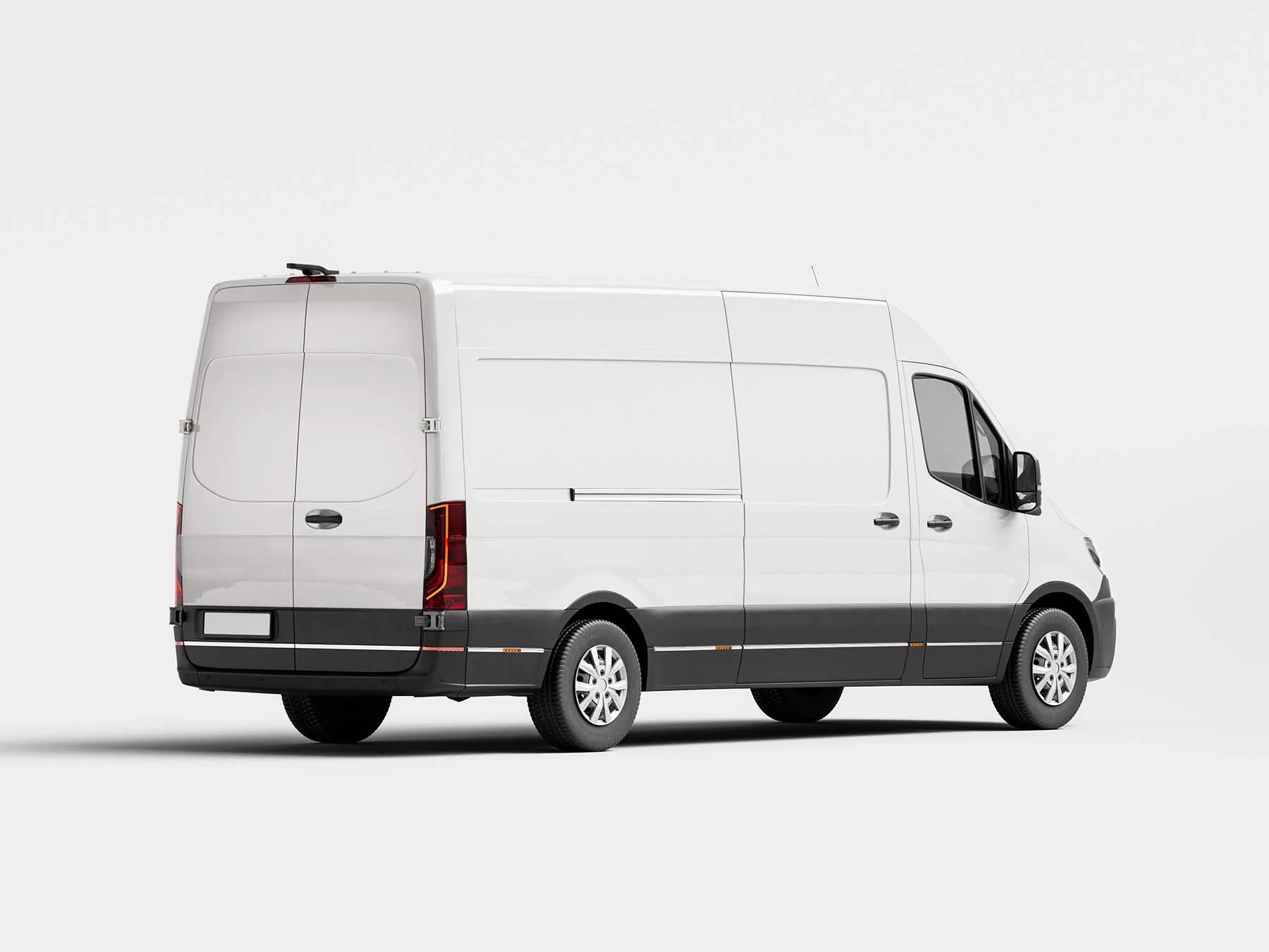 Van Vehicle Mockup (5 PSD Scenes)