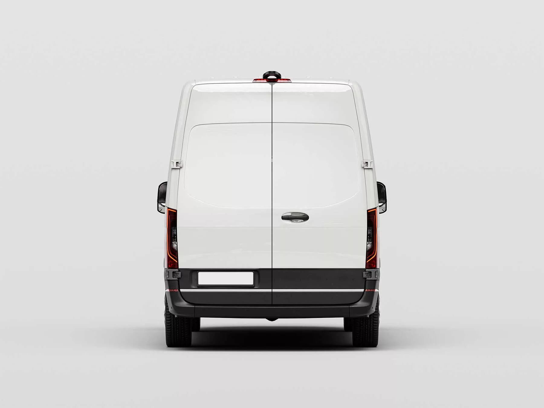 Van Vehicle Mockup (5 PSD Scenes)