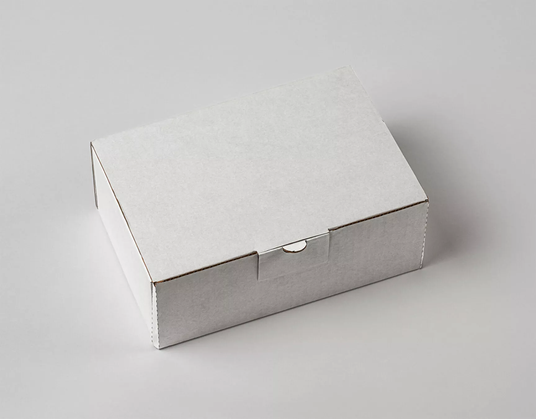 Mail Packaging Cardboard Box Mockup
