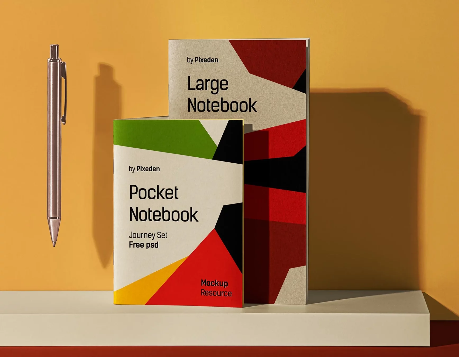 Notebook Mockup Presentation Set