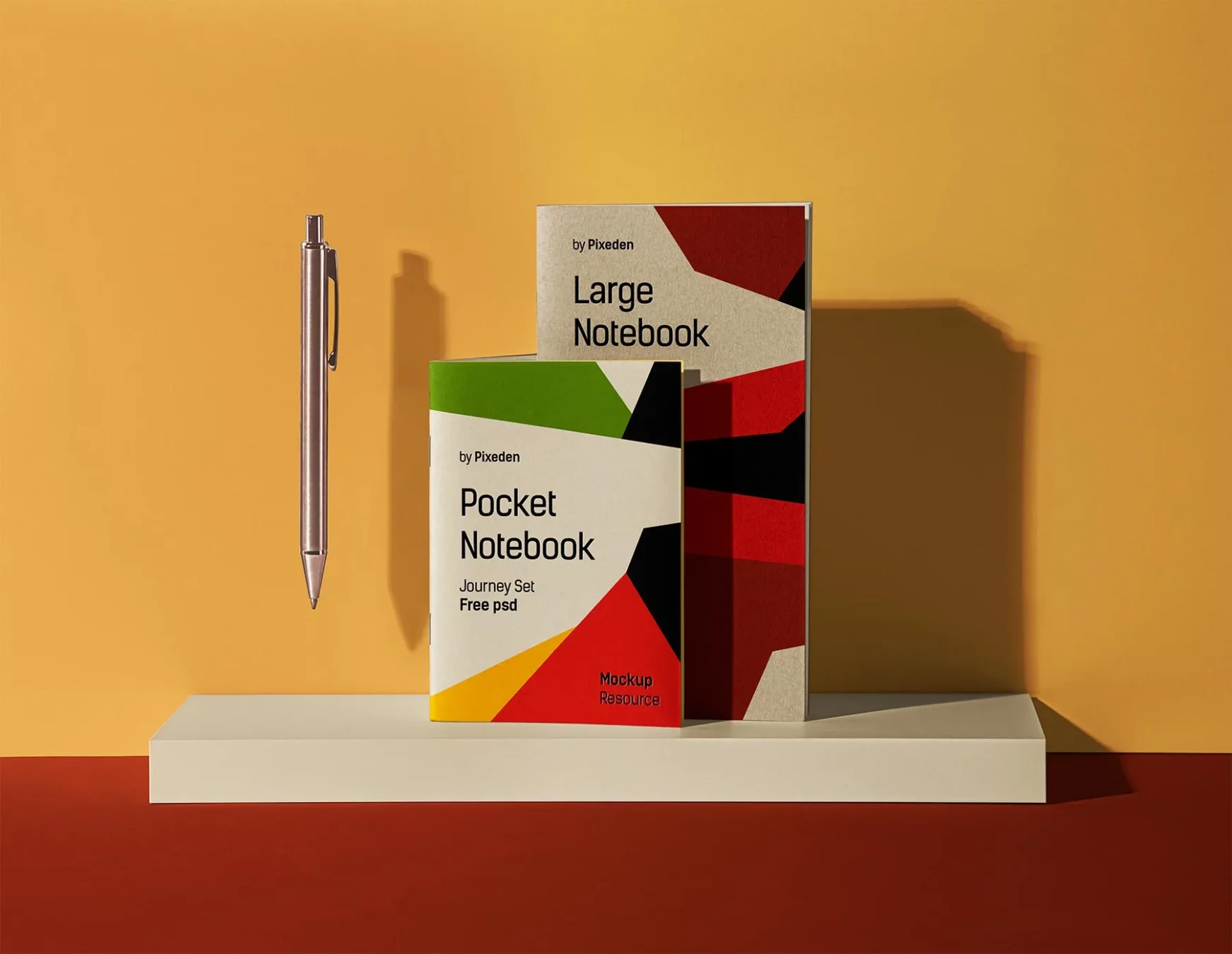Notebook Mockup Presentation Set