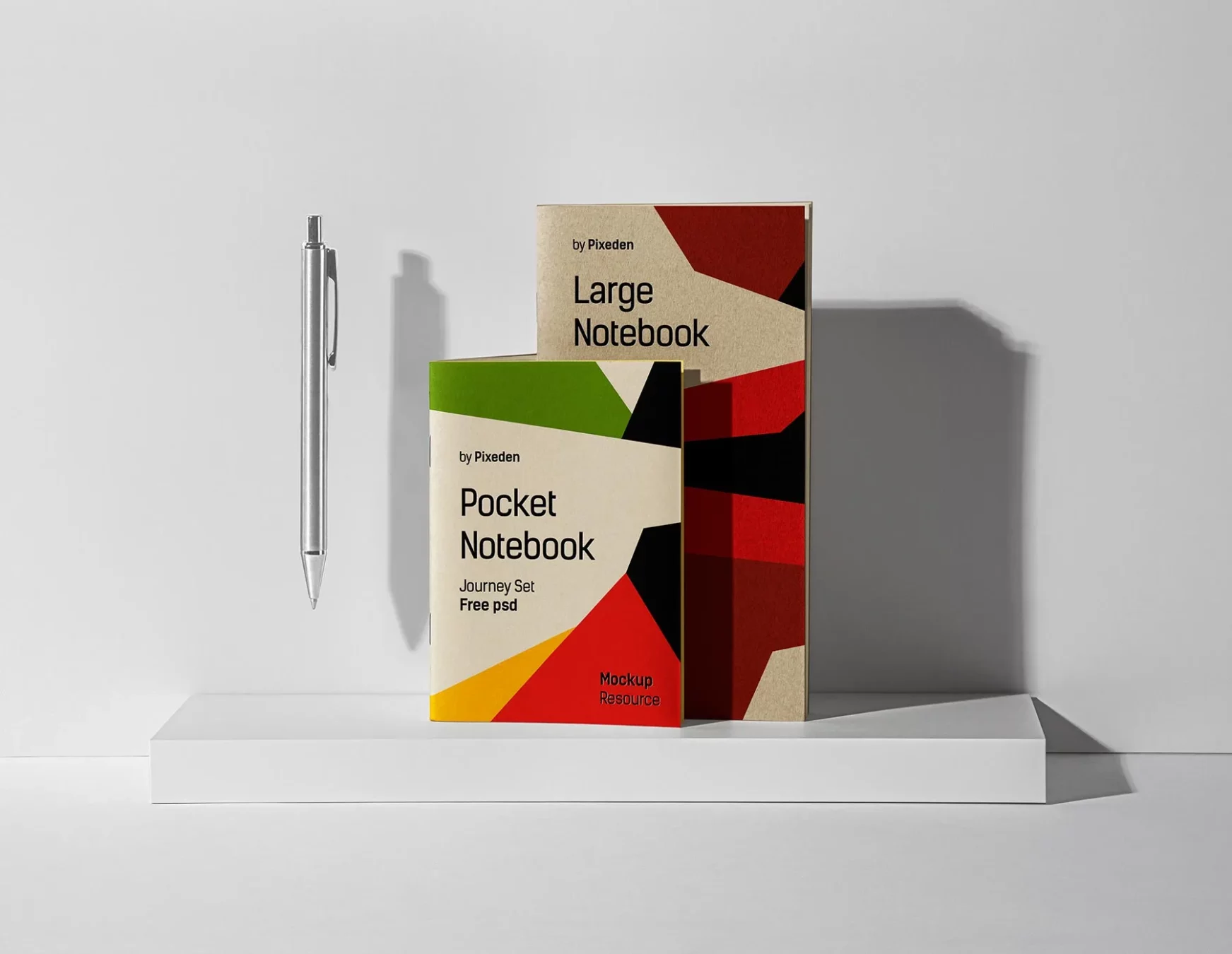 Notebook Mockup Presentation Set
