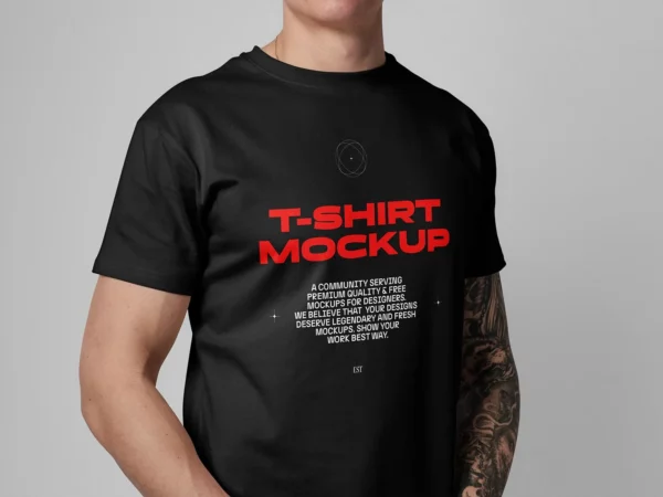 T-Shirt Mockup – PSD Template