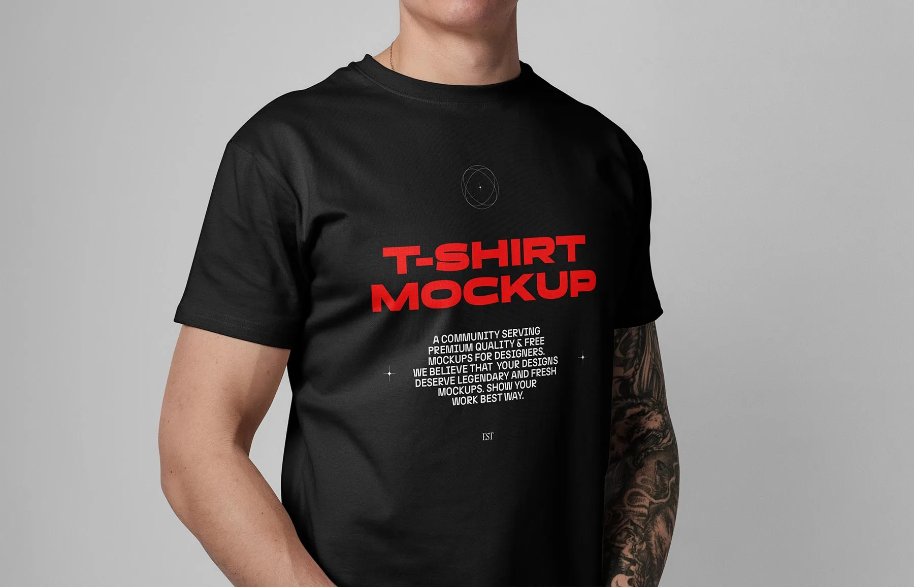 T-Shirt Mockup – PSD Template