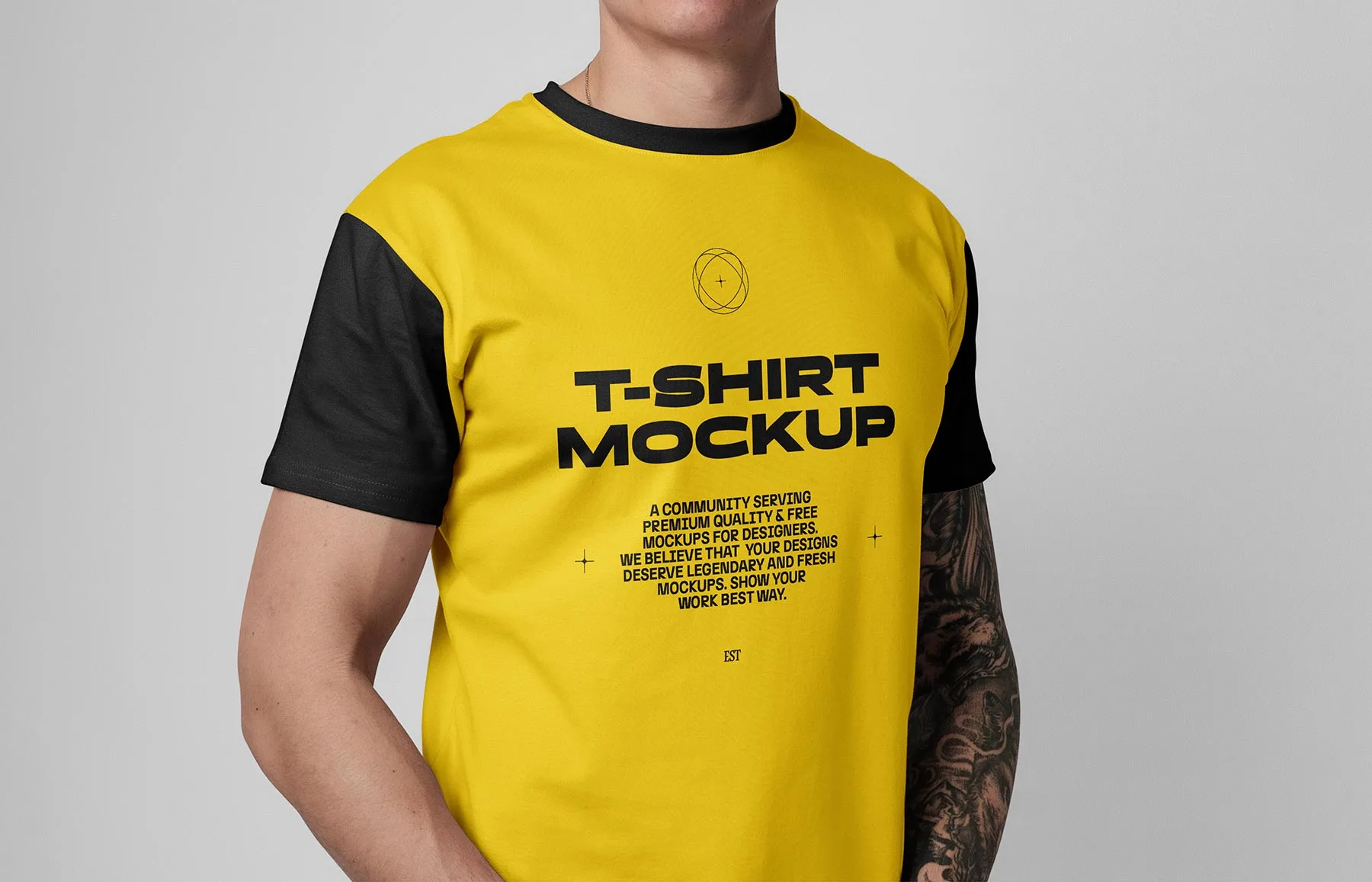 T-Shirt Mockup – PSD Template