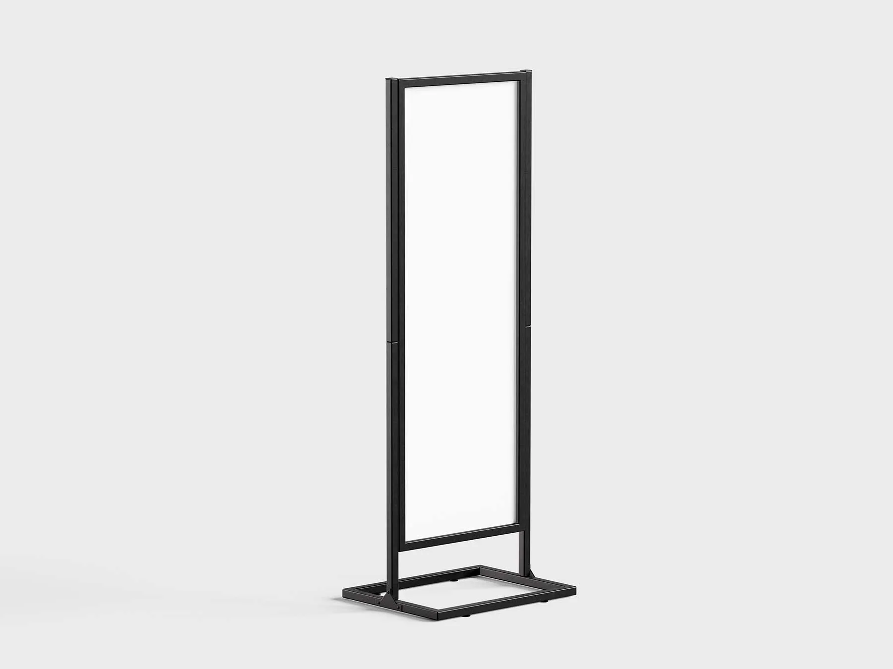 Vertical Floor Stand Banner Mockup